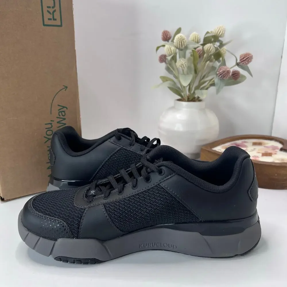 Kuru Quantum 2.0 Walking Comfort Sneaker Jet Black/Slate Gray Men 10 W Tried On